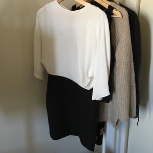 NWT beautiful minimalist combo dress from Mango